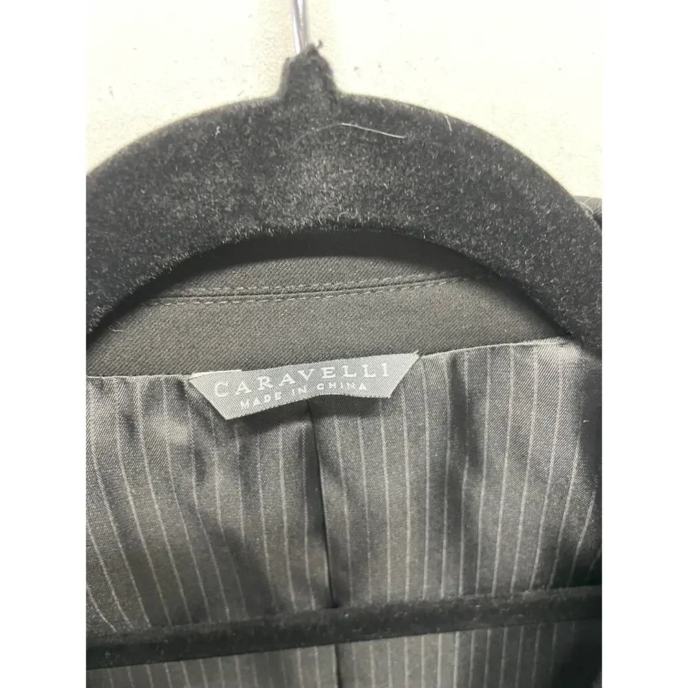 Caravelli Slim Men's Tuxedo Jacket in Black Size Medium, See Measurements